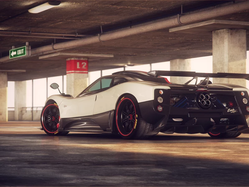 машина, авто, машины, pagani zonda, погани, автомобили, зонда, парковка