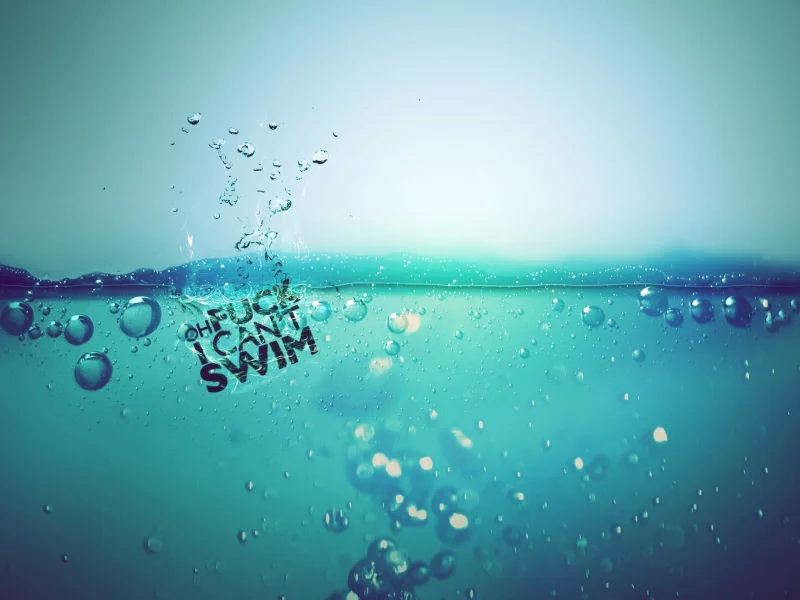 вода, юмор, всплеск