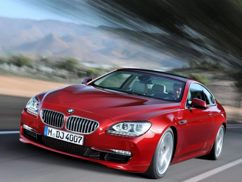 скорость, красивая, автомобили, bmw, 6series, машины, 2012, авто, красная