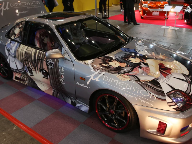 наклейки, машины, тюнинг, винил, tuning, выставка, honda, аниме, салон, автомобили, prelude, honda prelude, авто
