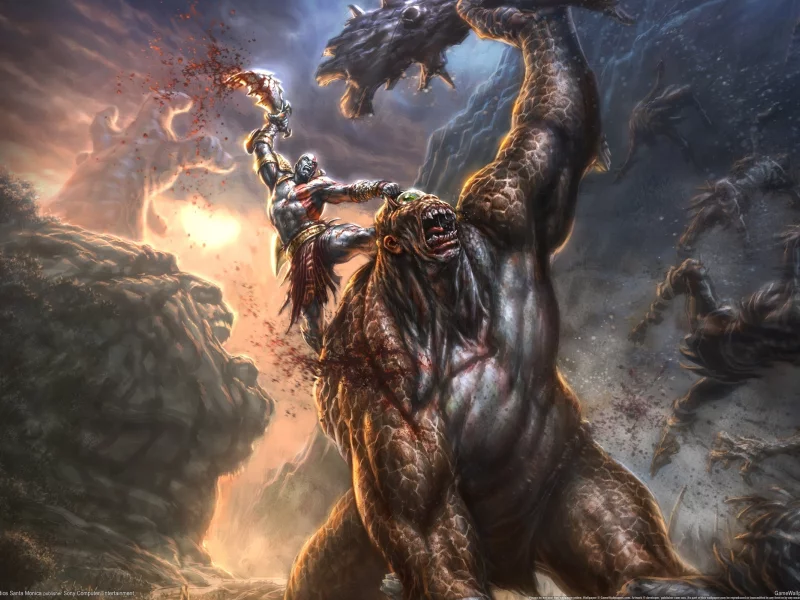 pc games, видео игры, компьютерные игры, God of War 3, game, игра