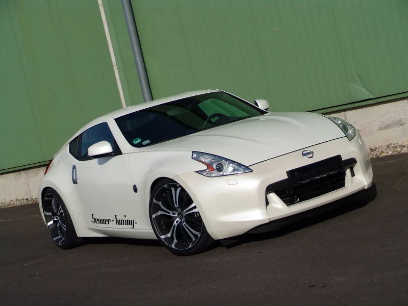 белая, авто, автомобили, nissan, тюнинг, 370z, машины