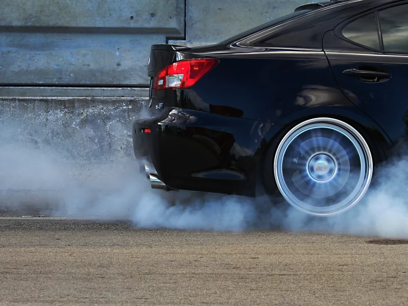 колесо, дым, автомобили, машины, диск, авто, lexus ls-f