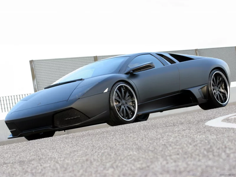 автомобили, murcielago, машины, матовый, авто, lamborghini