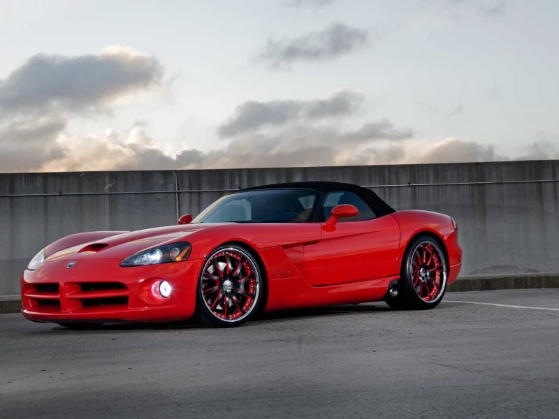 красный, viper, dodge