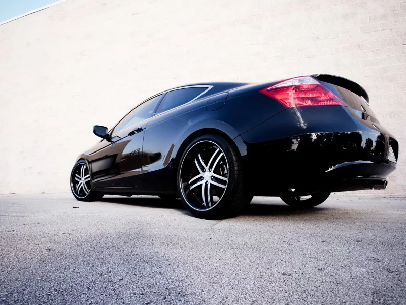 honda, купе, accord, хонда, черная