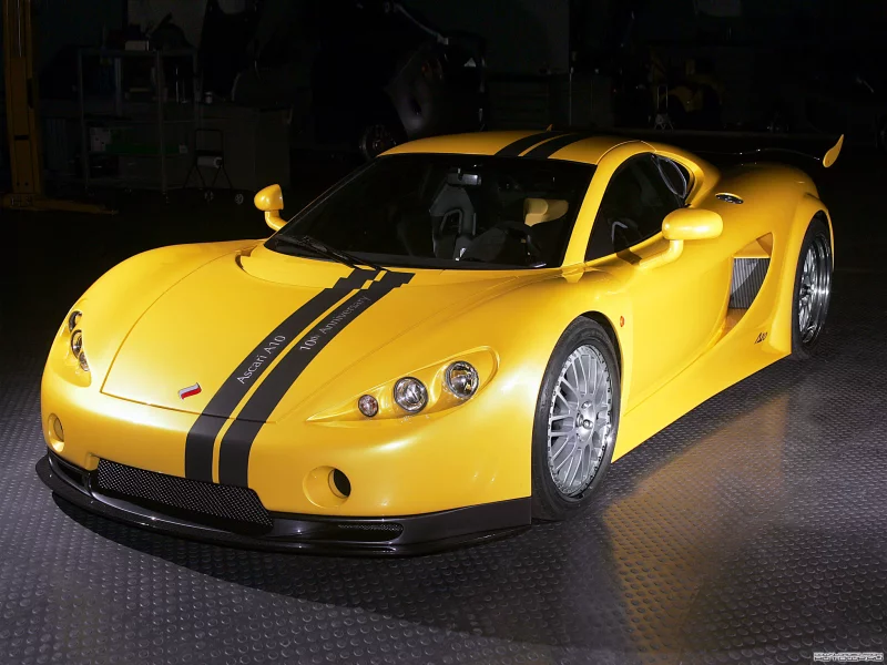 машина, суперкар, жёлтый, ascari a10