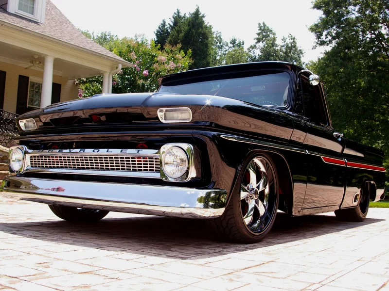 пикап, chevrolet, retro style