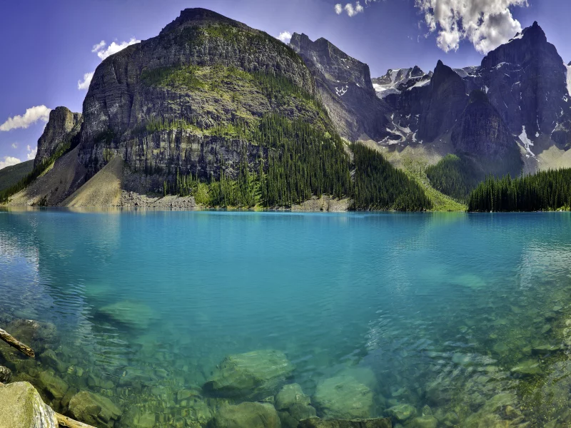 природа, пейзаж, озеро, вода, горы