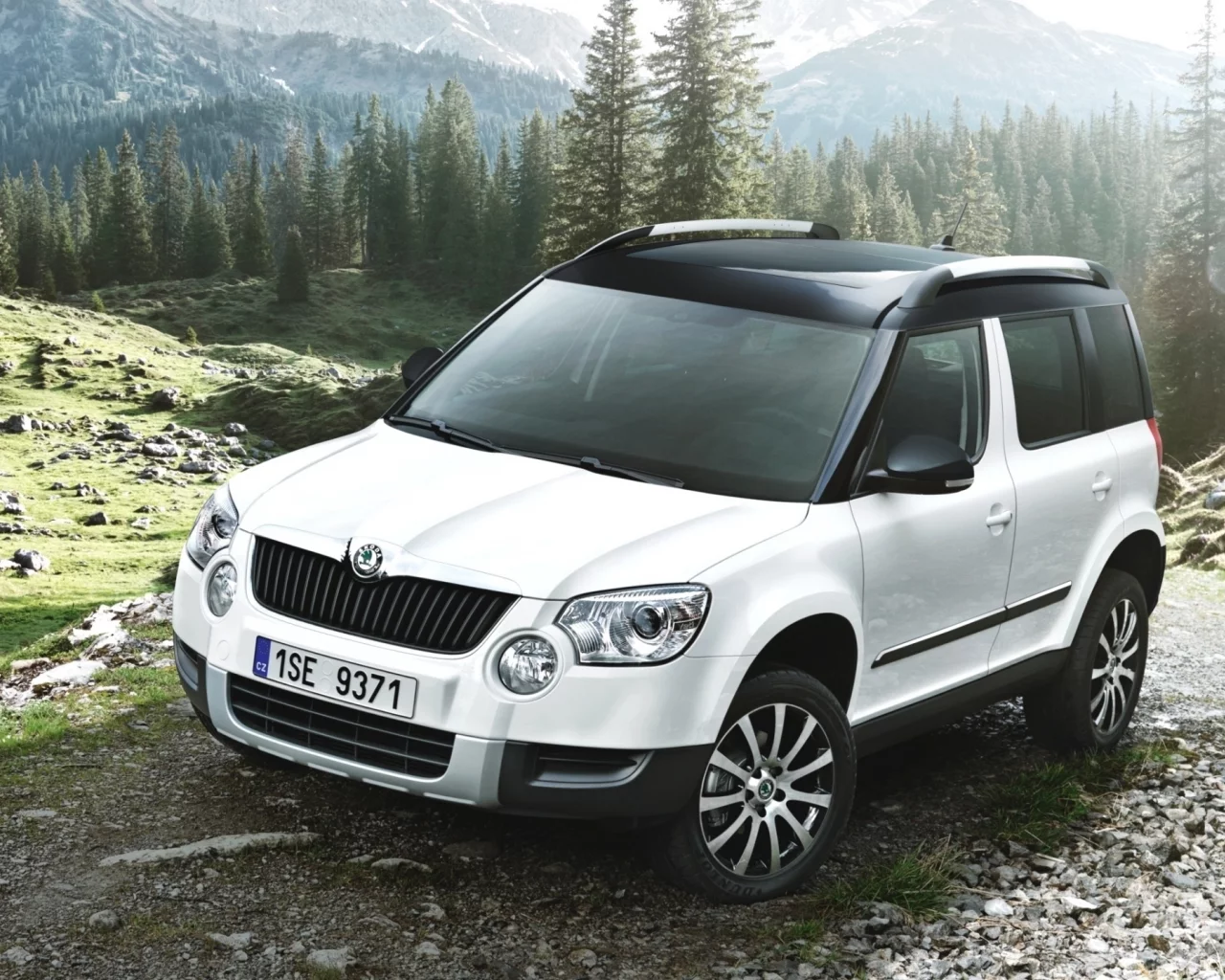 yeti, mont blanc, мон блан, кроссовер, йети, белый, шкода, Skoda