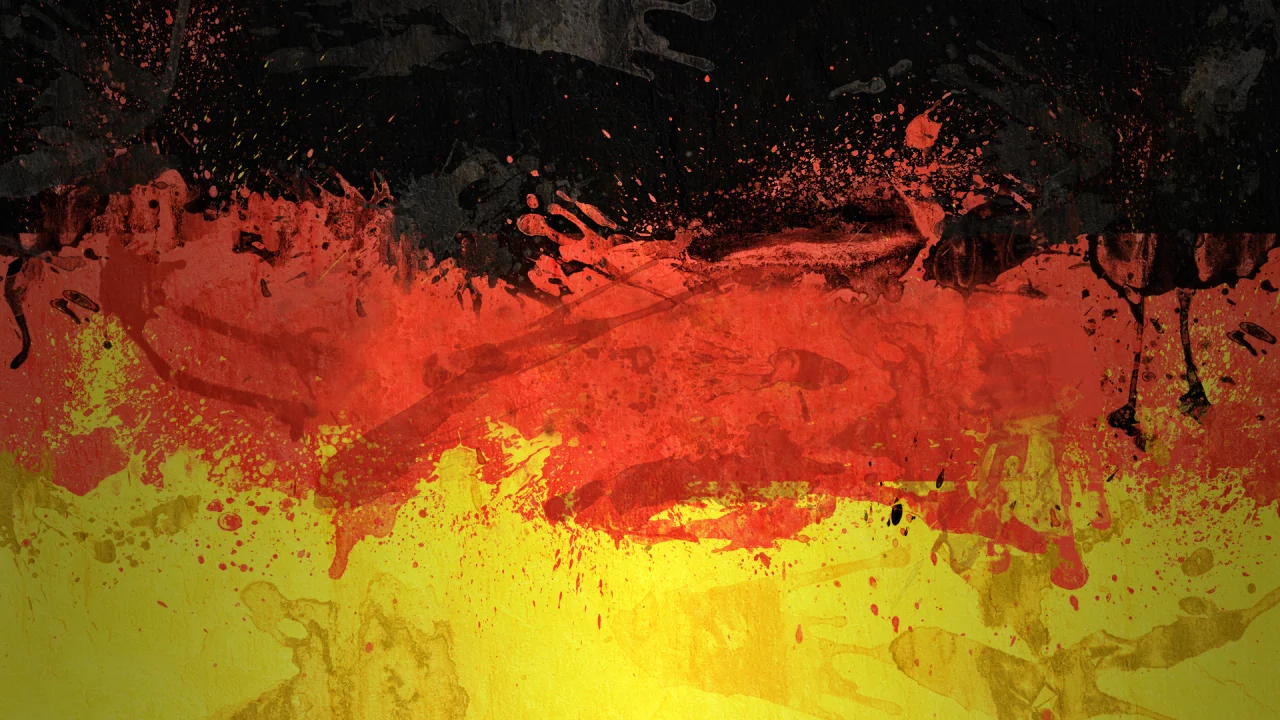 германия, цвета, German, flag, флаг, краски