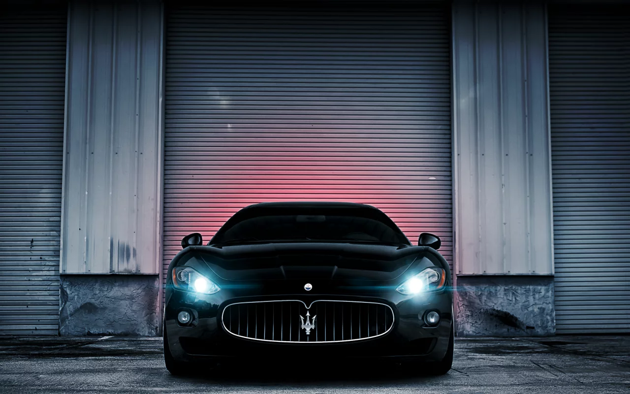 мазерати, чёрный, black, гран туризмо, granturismo, Maserati