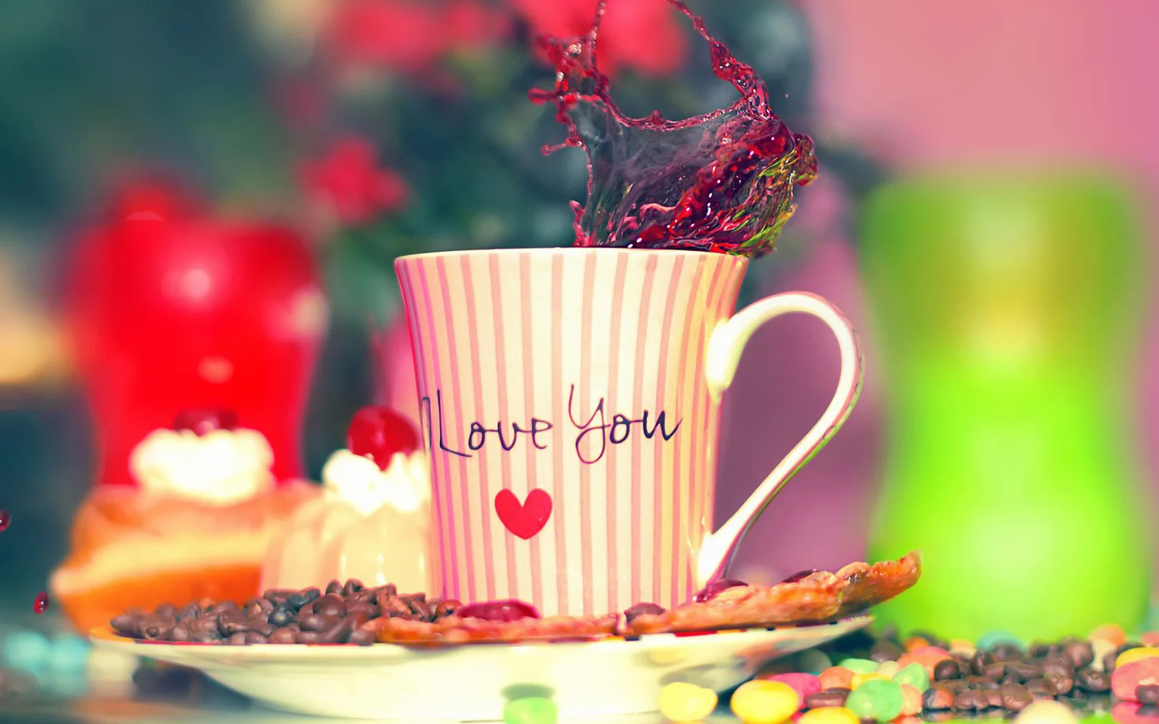 i love you, чашка, кофе