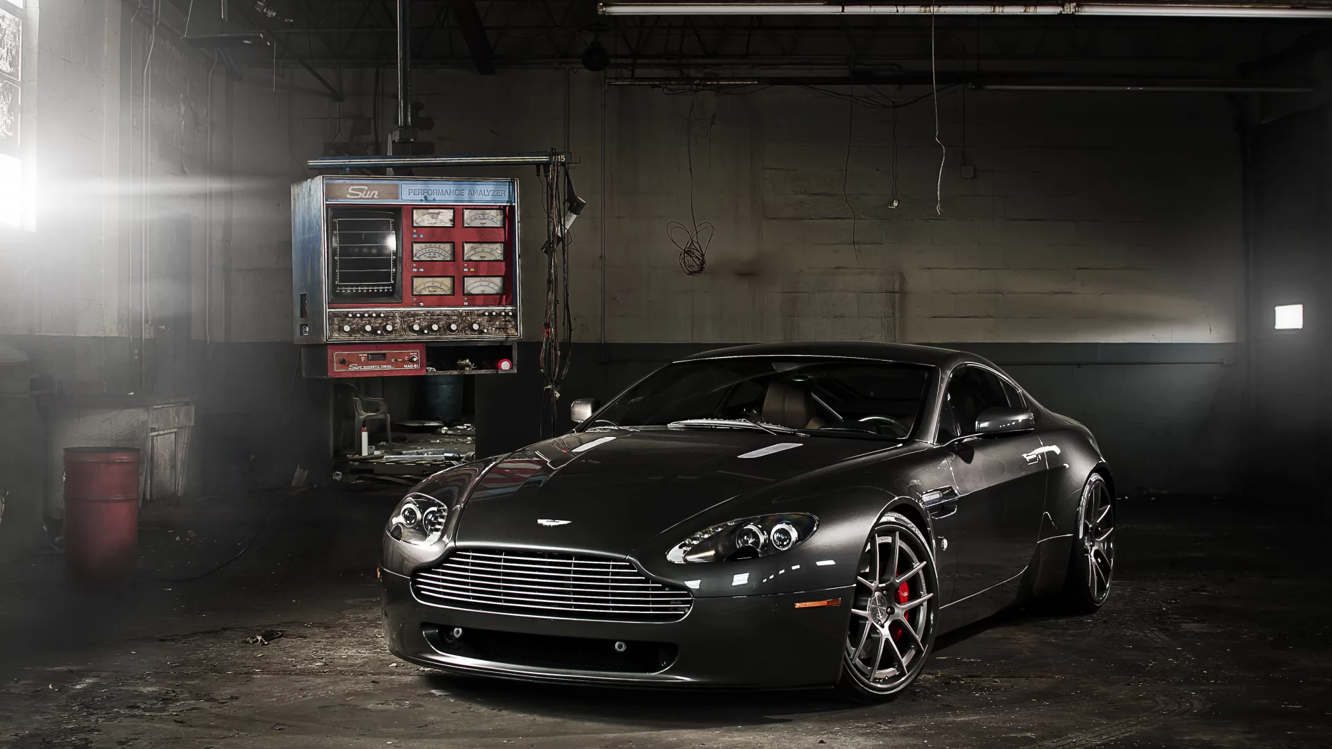 чёрный, vantage, v8, астон мартин, black, Aston martin
