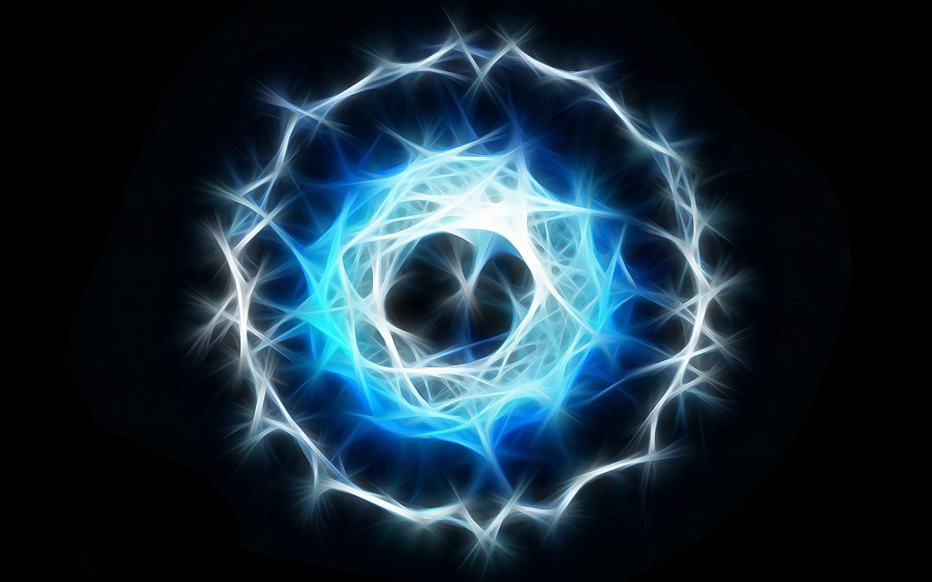 синий, енергия, нейрон, круг, шар, energy, паутина, Abstraction