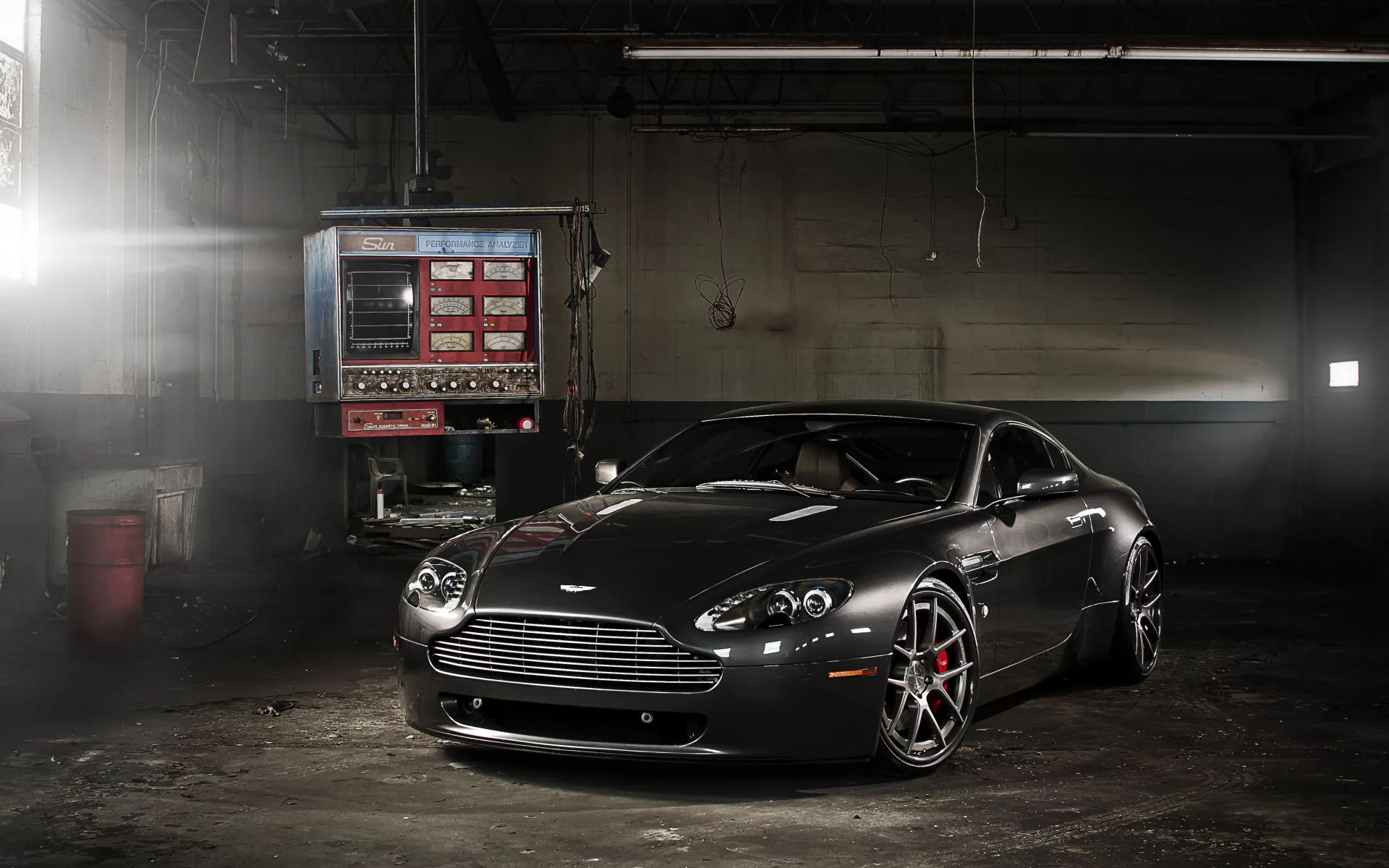 чёрный, vantage, v8, астон мартин, black, Aston martin