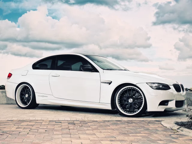облака, бмв, e92, m3, Bmw, white, небо, белый