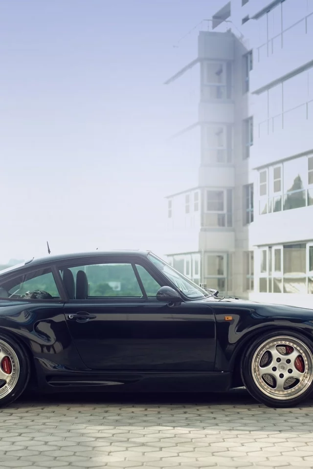 синий суперкар, porsche, Порше 911, 911, 993