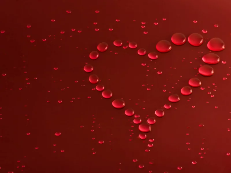 любовь, heart, love, романтик, valentines day, капли, день святого валентина, сердце, макро