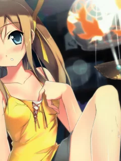 natsu no ame, Kantoku, девушка, miyazawa midori