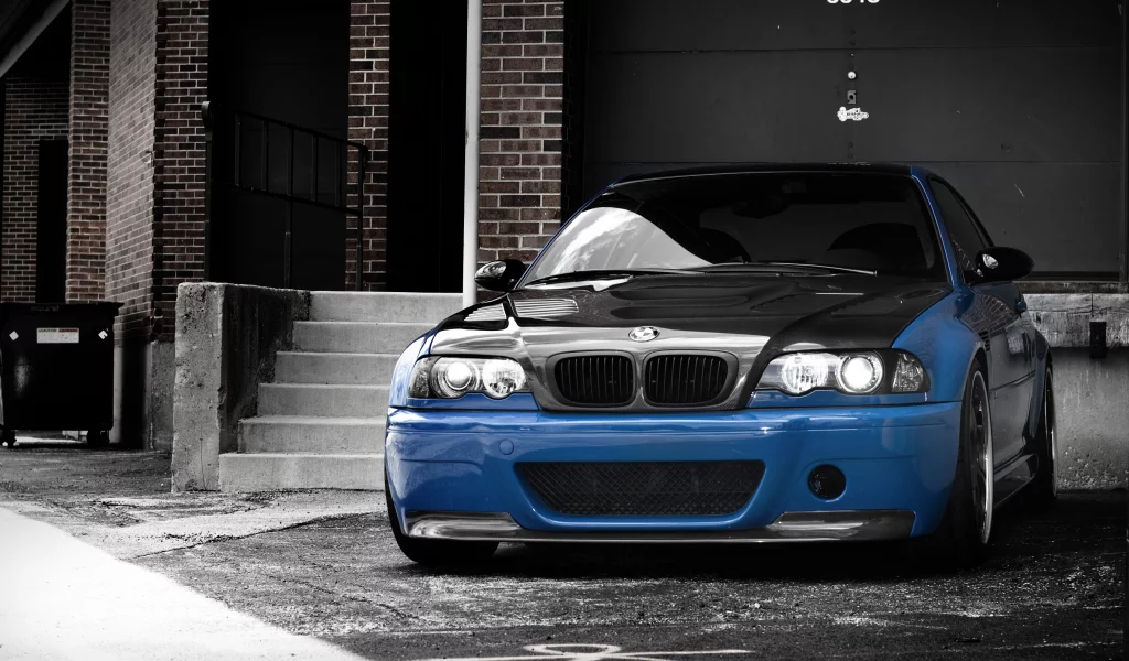 синий, бмв, e46, m3, blue, bmw