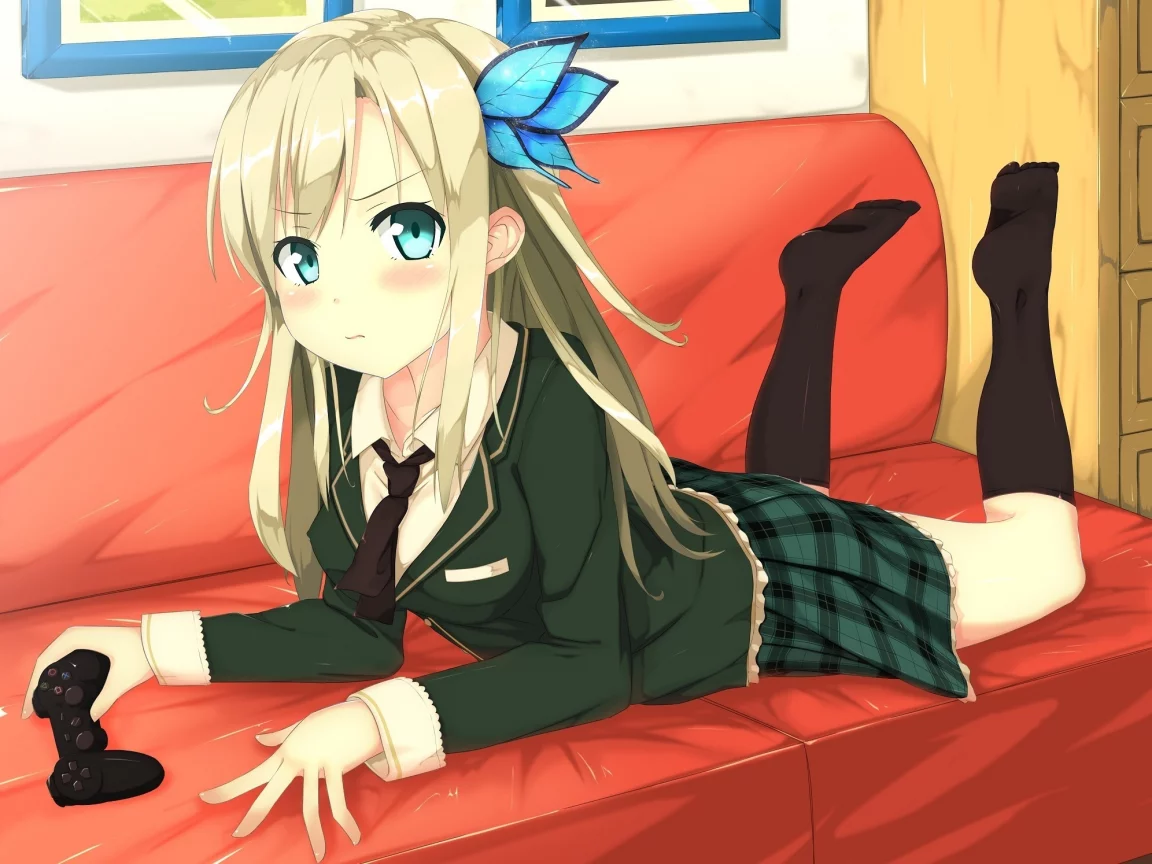 диван, девушка, boku wa tomodachi ga sukunai, форма