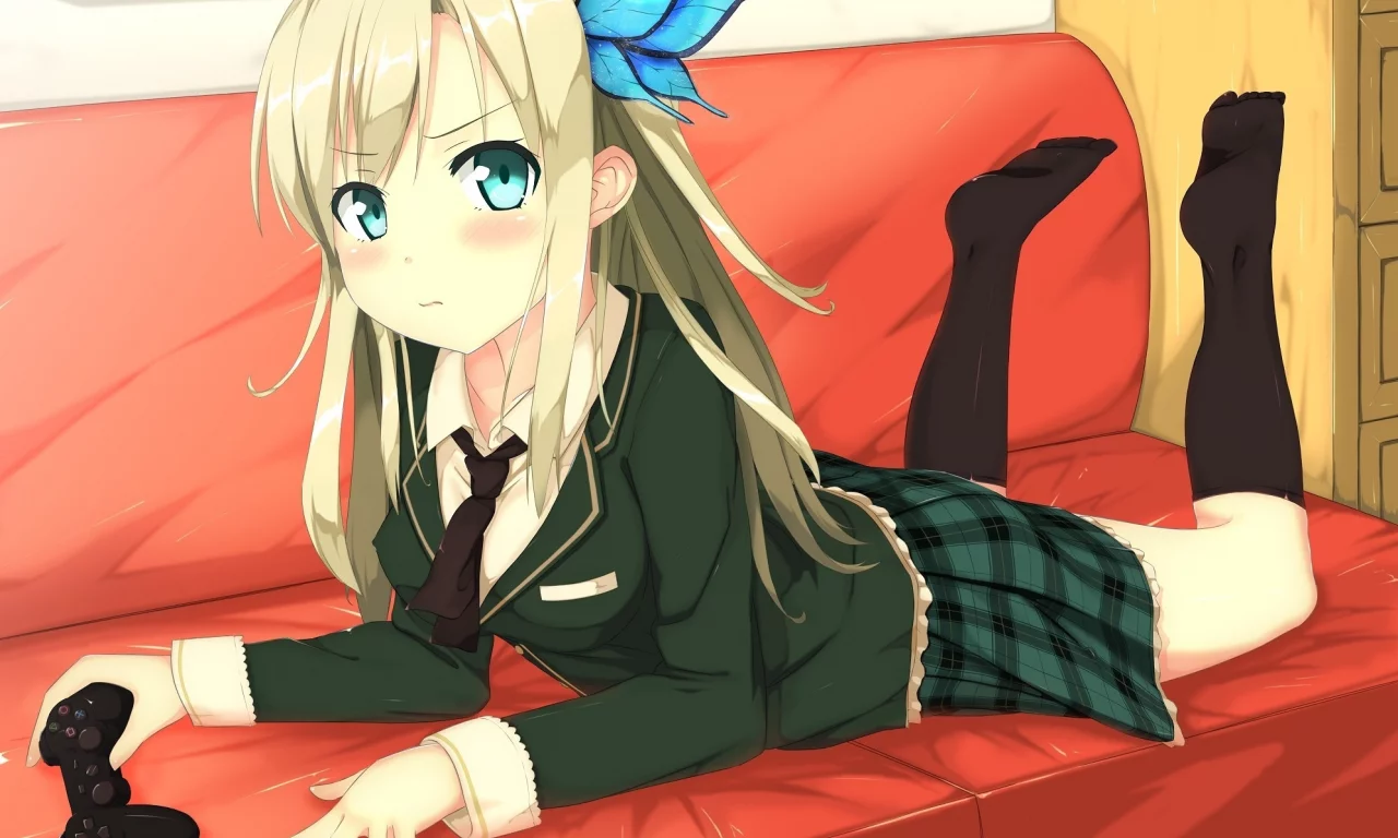 диван, девушка, boku wa tomodachi ga sukunai, форма