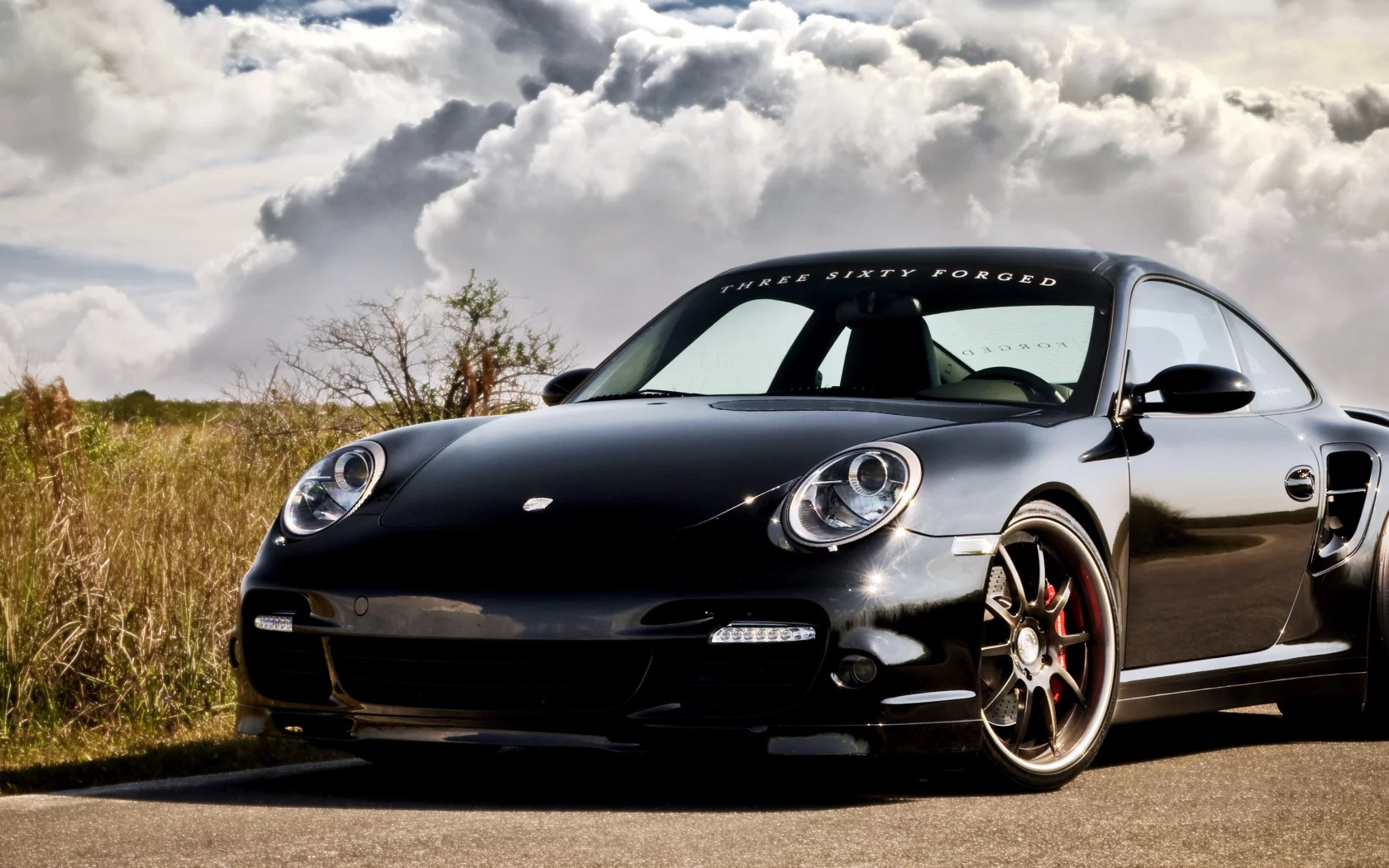 порше, 997, turbo, porsche, black, 360 three sixty forged