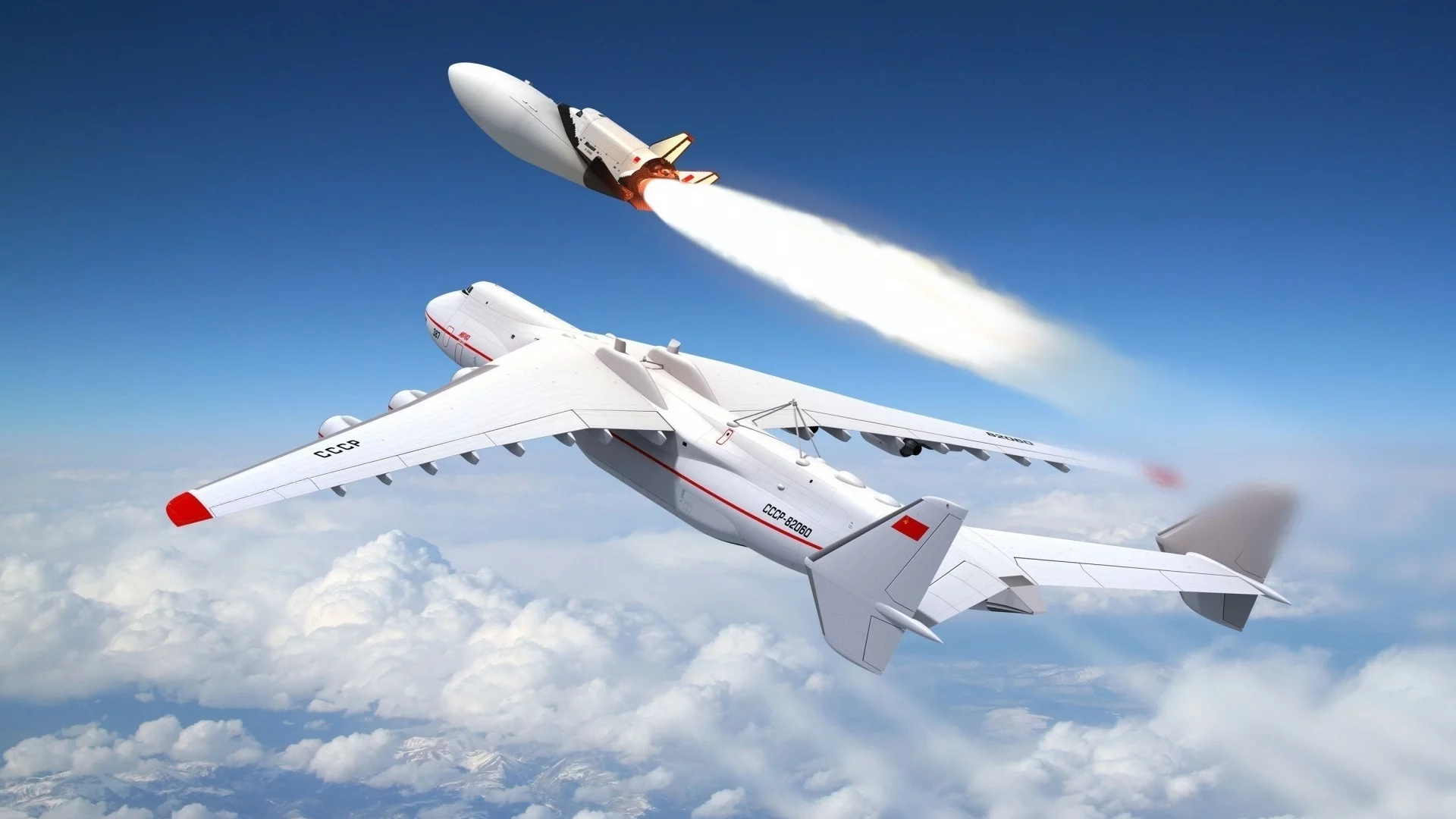 самолет, ссср, antonov an-225, buran shuttle
