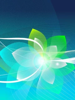 сетка, цветок, wireframe flower