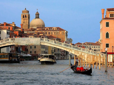 венеция, канал, вода, италия, город