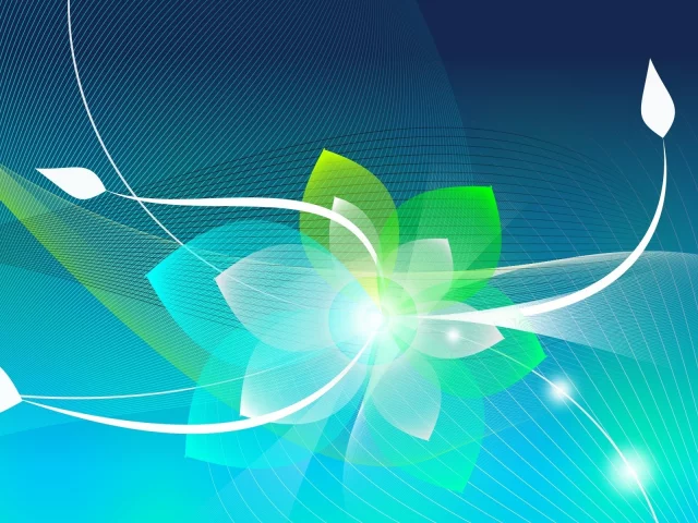 сетка, цветок, wireframe flower