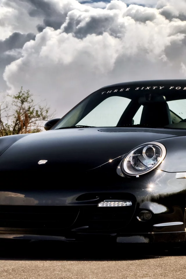 порше, 997, turbo, porsche, black, 360 three sixty forged