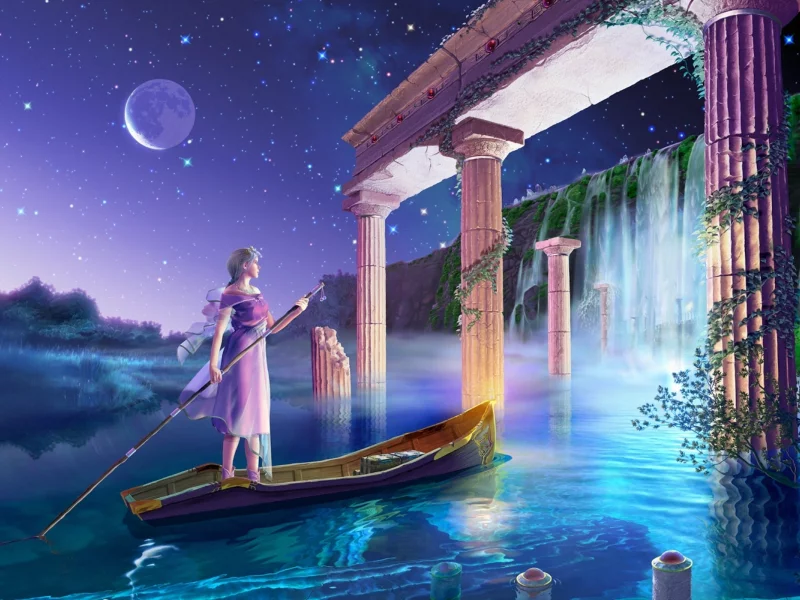 celestial exploring, starry tales, yutaka kagaya, cg wallpapers