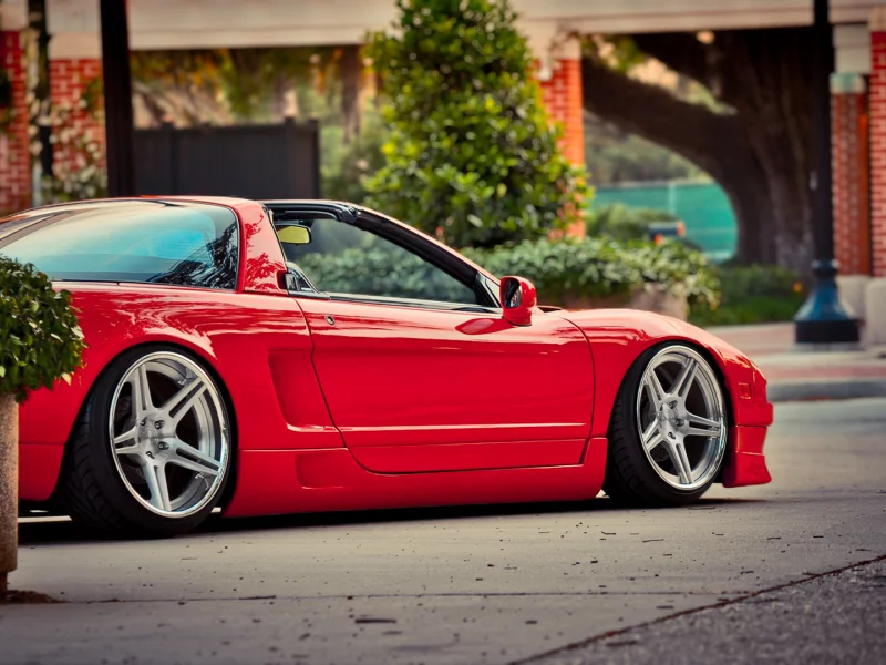 honda, красная, хонда, nsx, acura nsx, тюнинг