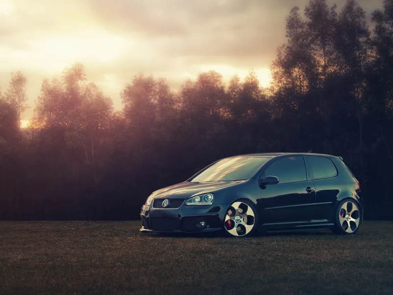 фольксваген, gti, golf, поляна, mkv, volkswagen, vw