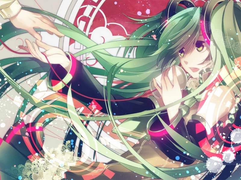 аниме, hatsune miku, vocaloid, вокалоид