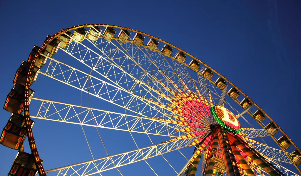 ferris wheel, stuttgart, germany, германия, штутгарт