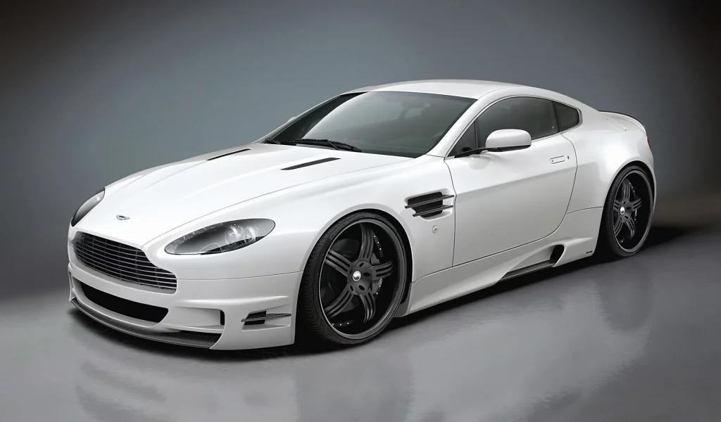 car, astom martin, white