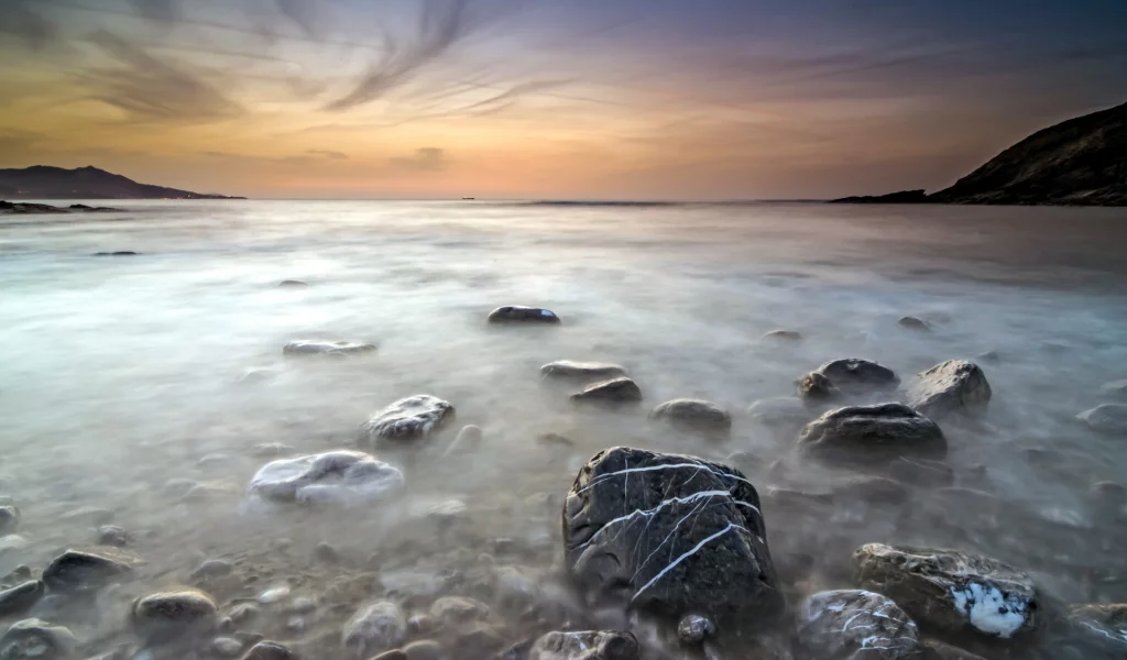пейзаж, природа, небо, море, закат