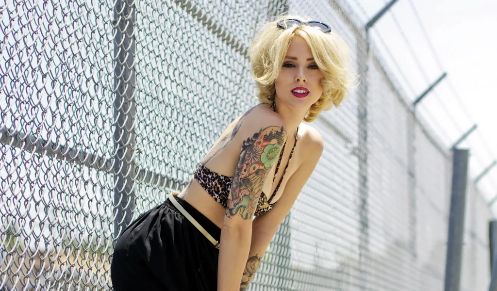 alysha nett, тату, девушка