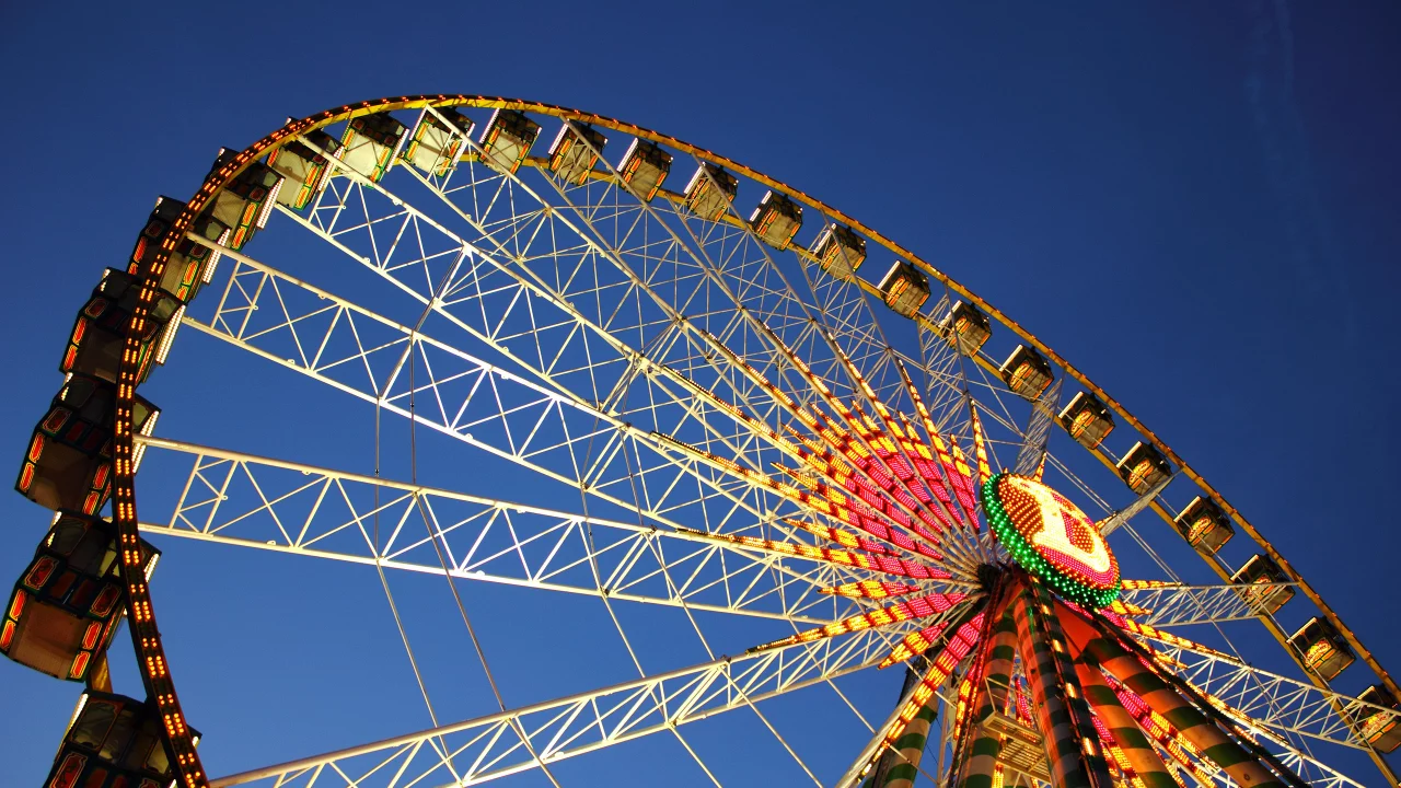 ferris wheel, stuttgart, germany, германия, штутгарт
