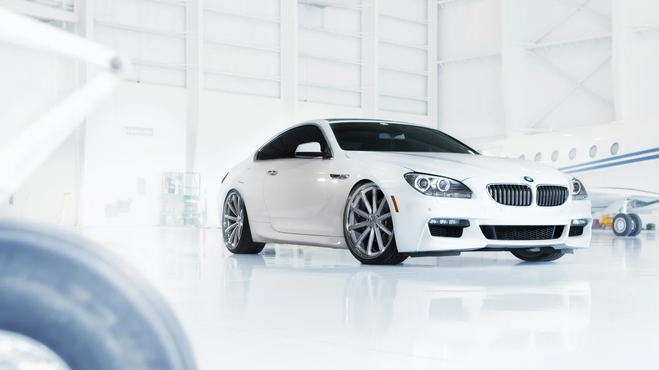 f-12, белый, бмв, white, bmw, 6 series, ангар