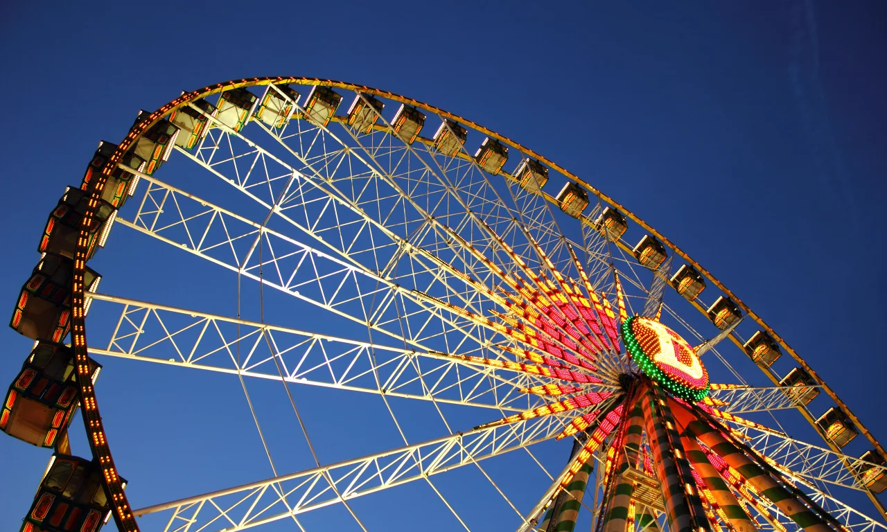 ferris wheel, stuttgart, germany, германия, штутгарт