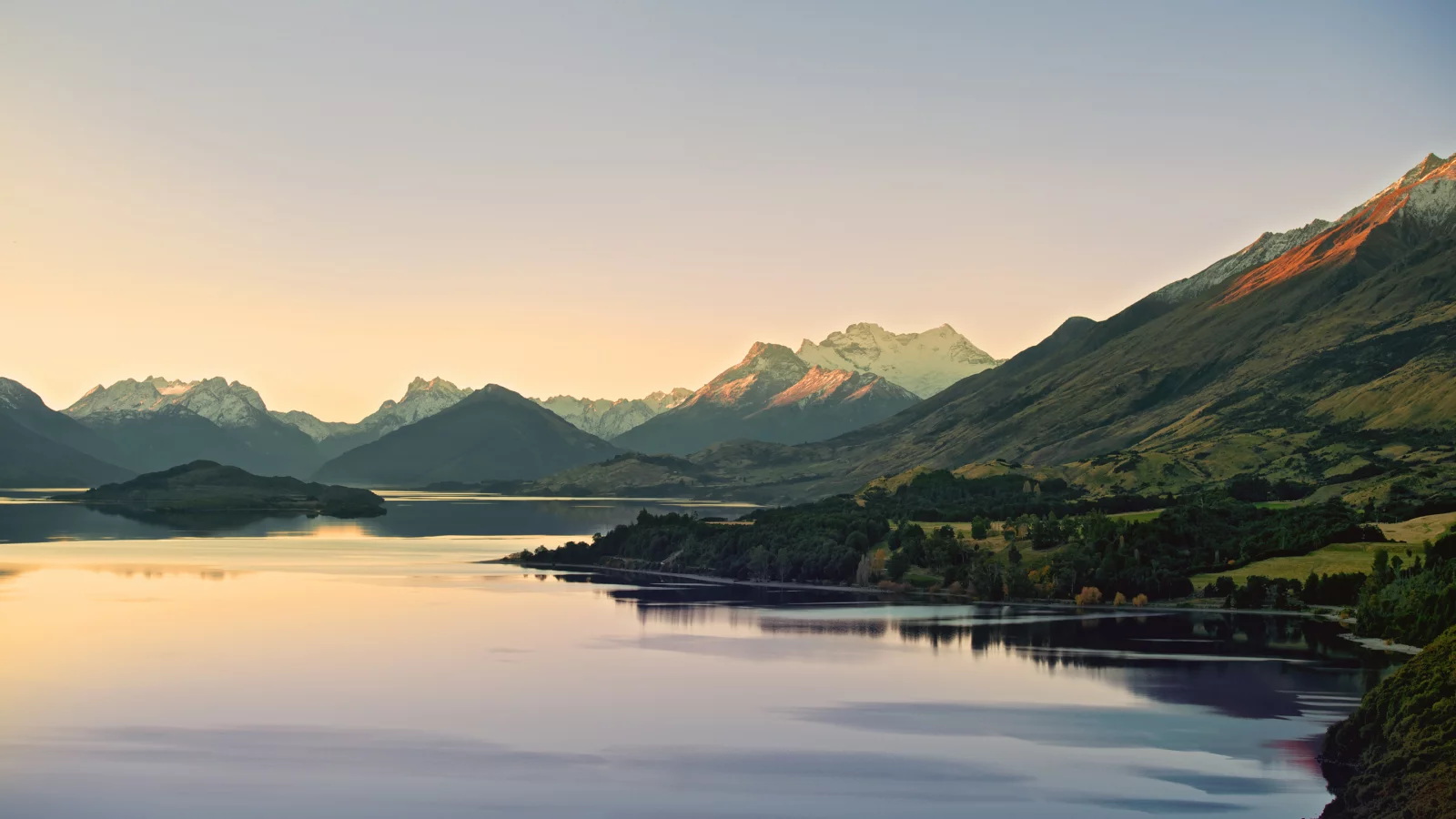река, new zealand, горы, новая зеландия