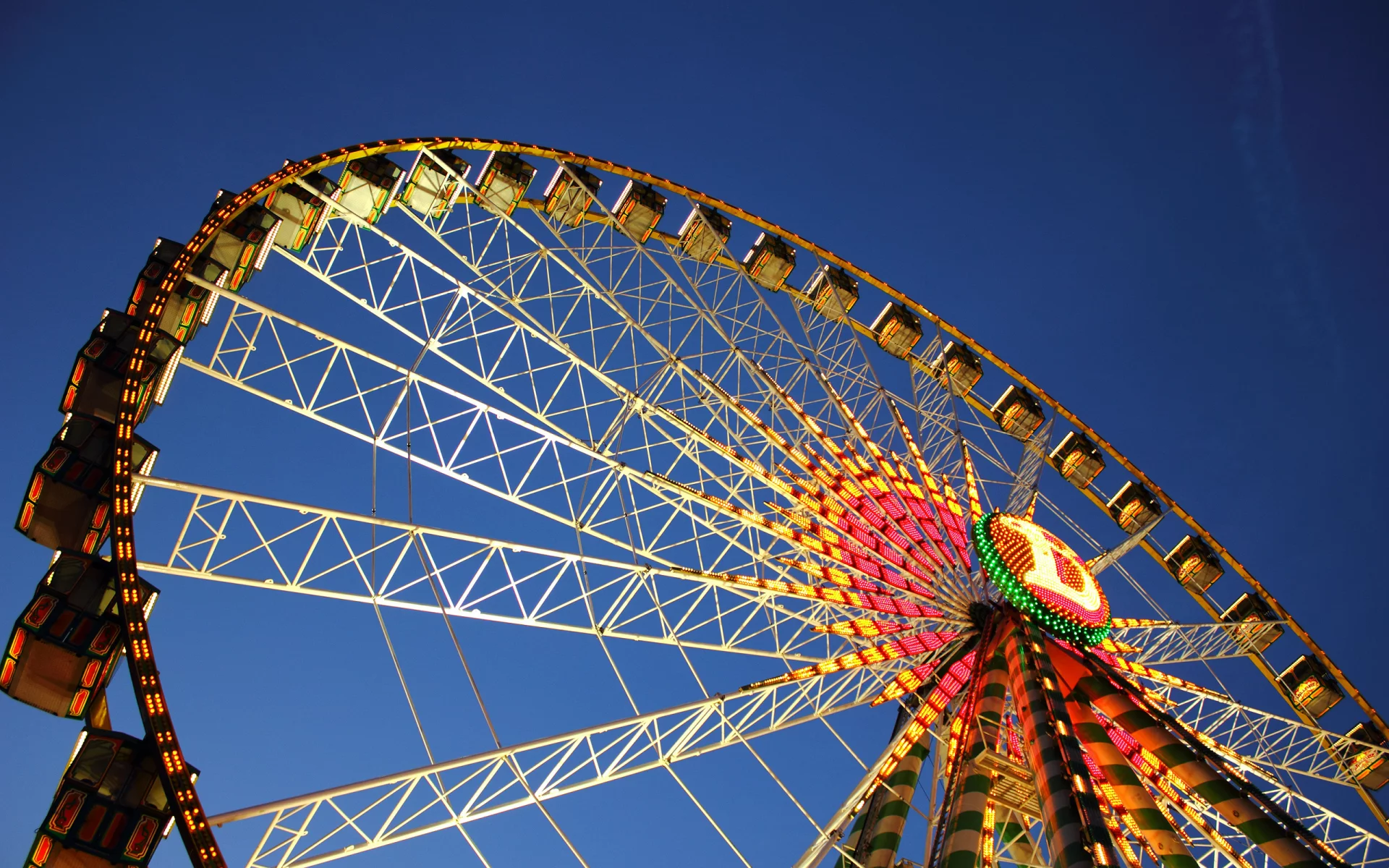 ferris wheel, stuttgart, germany, германия, штутгарт