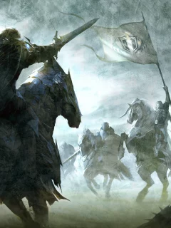 lineage 2, флаг, goddess of destruction, человек