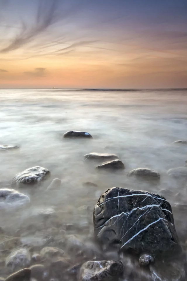 пейзаж, природа, небо, море, закат