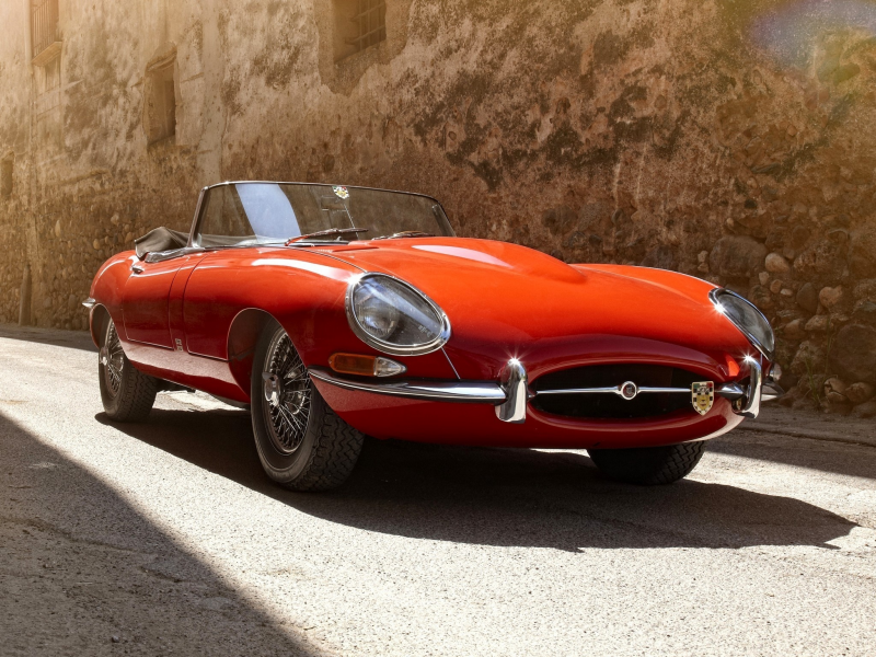 jaguar, e-type, ретро, спорткар