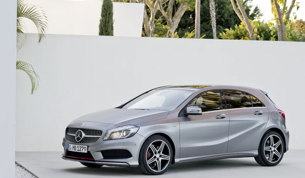 мерседес, amg пакет, a class, mercedes, серый